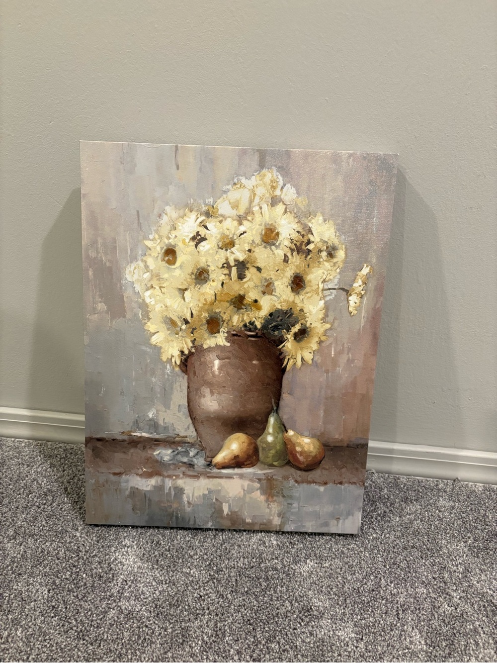Hobby Lobby Yellow Sunflower Arrangement with Brown Vase